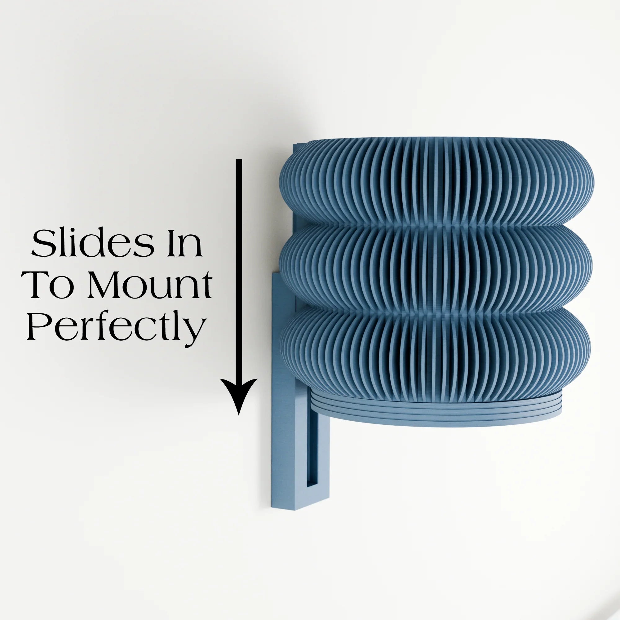 Wall Planter - Triple BUBBLES Modernized Pottery