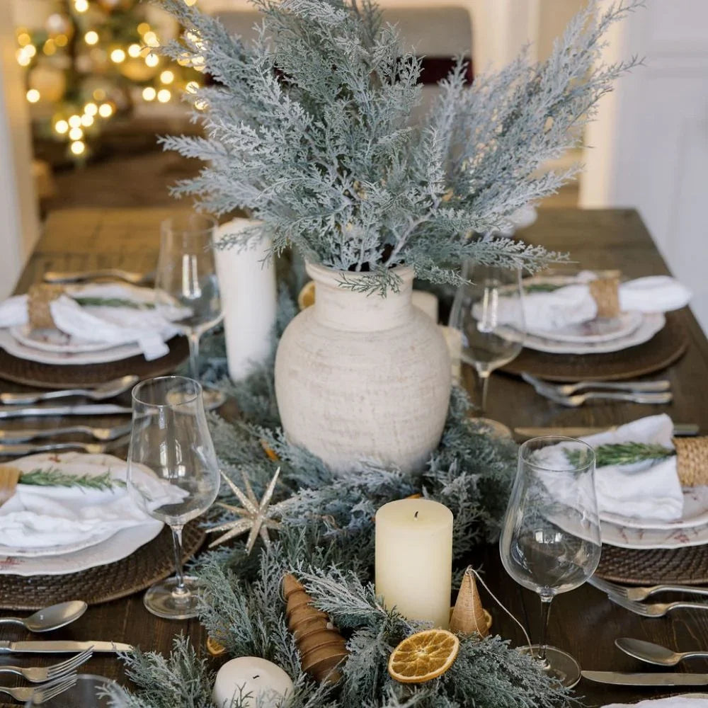 12.4" Hand Painted Terracotta Vase CG Hunter