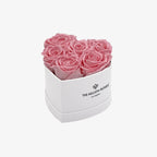 Baby Heart White Box | Light Pink Roses - House of Avana