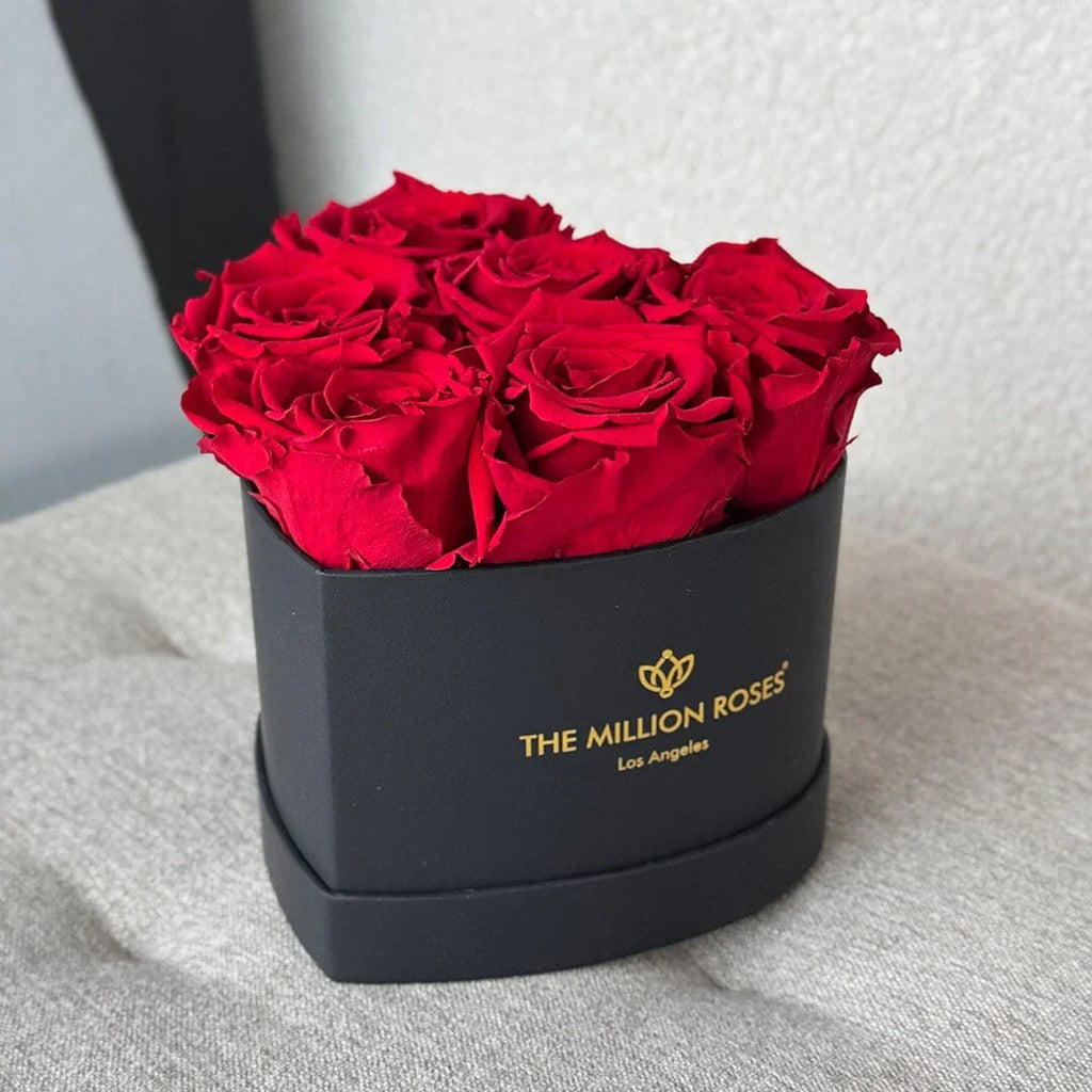 Baby Heart Black Box | Red Roses - House of Avana