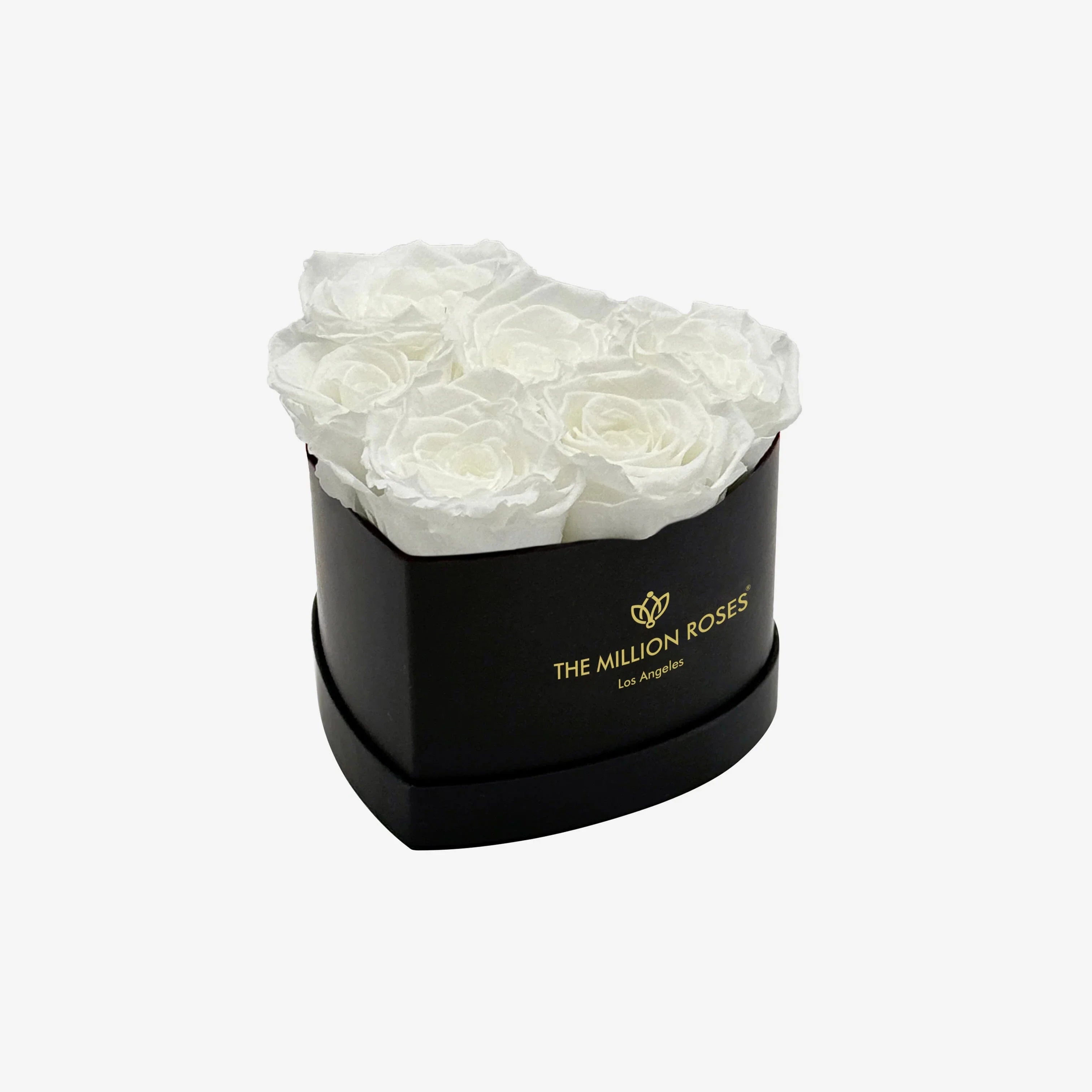 Baby Heart Black Box | White Roses - House of Avana