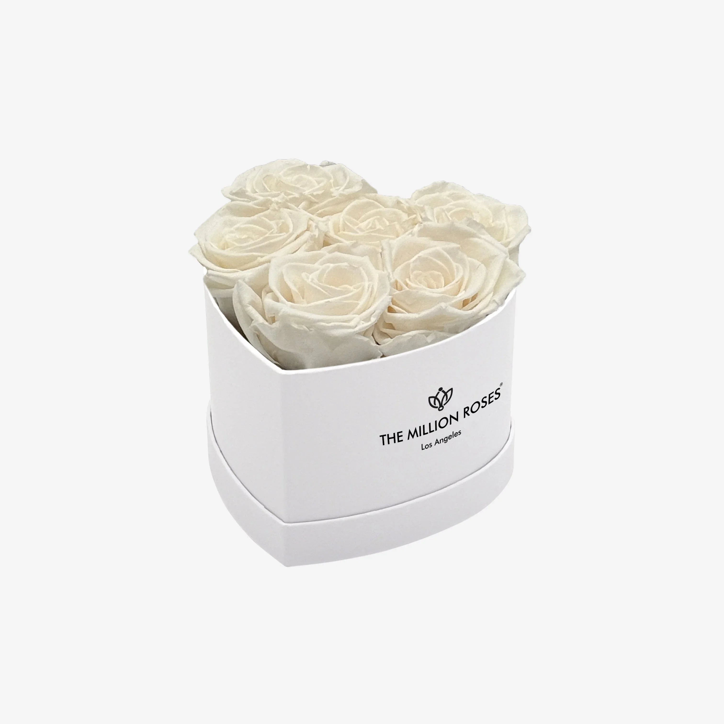 Baby Heart White Box | White Roses - House of Avana