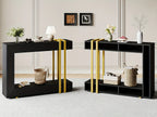 Valnase Modern 2-Tier Entry Entrance Table with Storage, Narrow Long Sofa Table Behind Couch.42.5 Inch L Console Table for Entyrway House Of Avana
