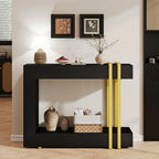 Valnase Modern 2-Tier Entry Entrance Table with Storage, Narrow Long Sofa Table Behind Couch.42.5 Inch L Console Table for Entyrway House Of Avana