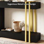 Valnase Modern 2-Tier Entry Entrance Table with Storage, Narrow Long Sofa Table Behind Couch.42.5 Inch L Console Table for Entyrway House Of Avana