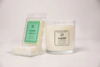 Vanilla Citrus "grateful" Affirmation Candle - 17.5 Oz, back view - House Of Avana