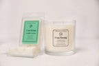 Vanilla Coconut "i Am Strong" Affirmation Candle- 17.5 Oz, back view - House Of Avana
