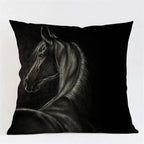 Decorative Horse Pattern Cushion Cover Pillowcase - House Of Avana