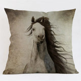 Decorative Horse Pattern Cushion Cover Pillowcase F House Of Avana