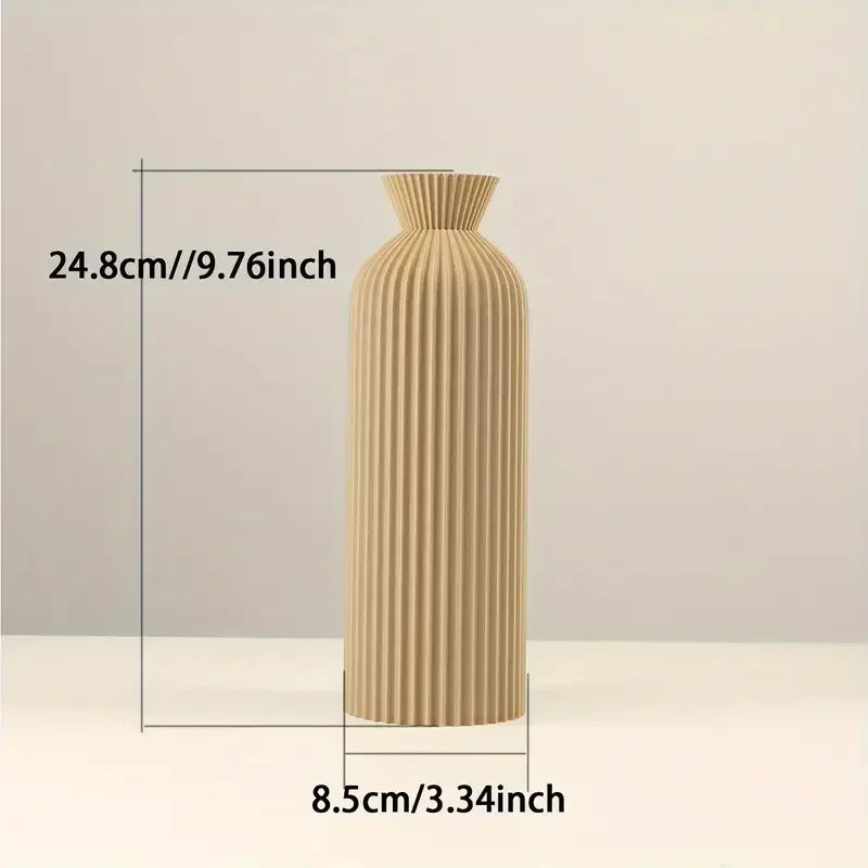 Vase - Decorative Black Plastic
