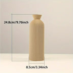 Vase - Decorative Black Plastic