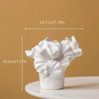 Ceramic Floral Vase - Elegant Home Decor, Easy-clean Surface, alternate view - House Of Avana [[SKU:HOA-VAS-404]]