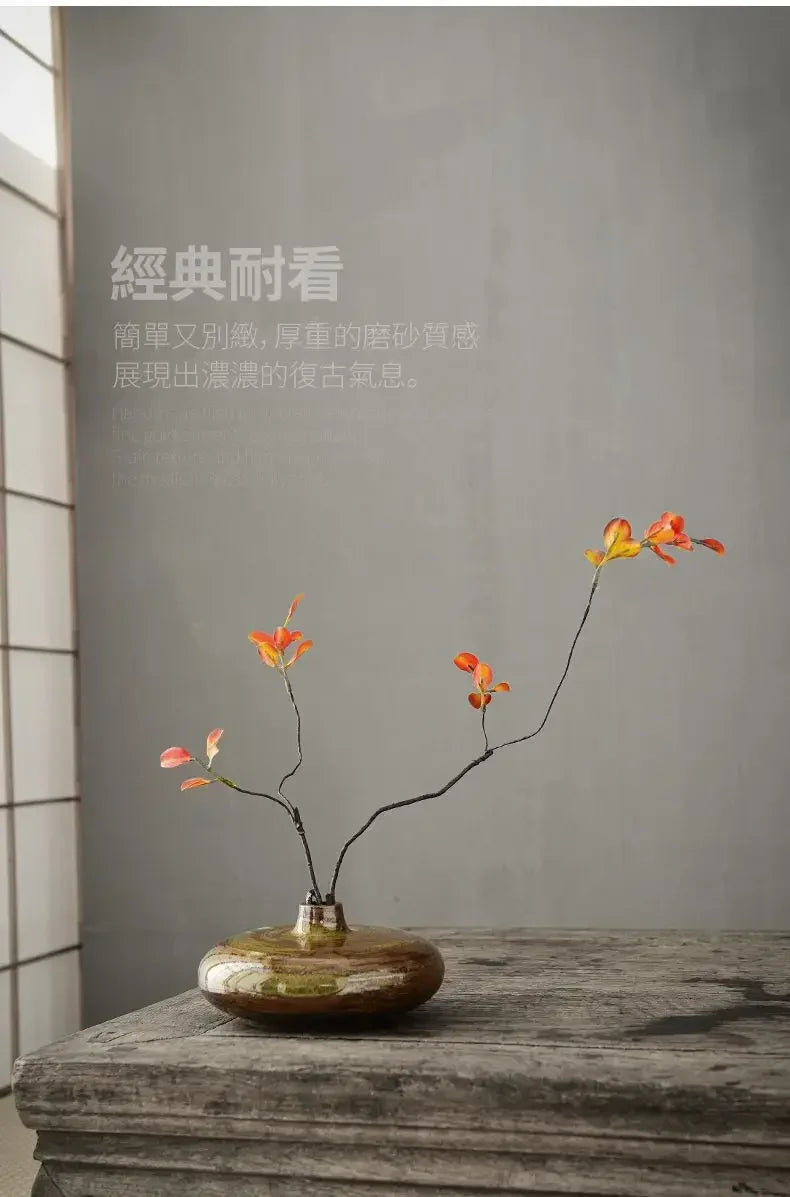Vase - Decorative Porcelain Flat