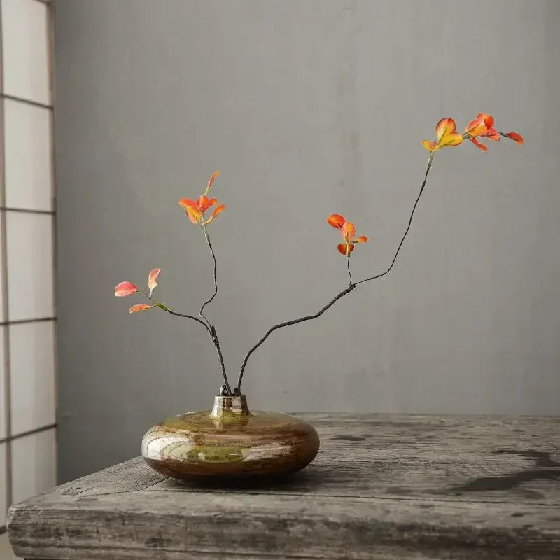 Vase - Decorative Porcelain Flat