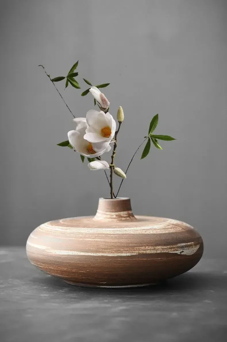 Vase - Decorative Porcelain Flat