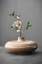 Vase - Decorative Porcelain Flat
