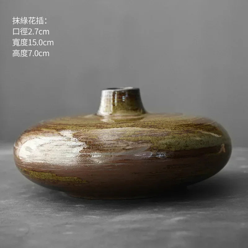 Vase - Decorative Terracotta Black, alternate view - House Of Avana