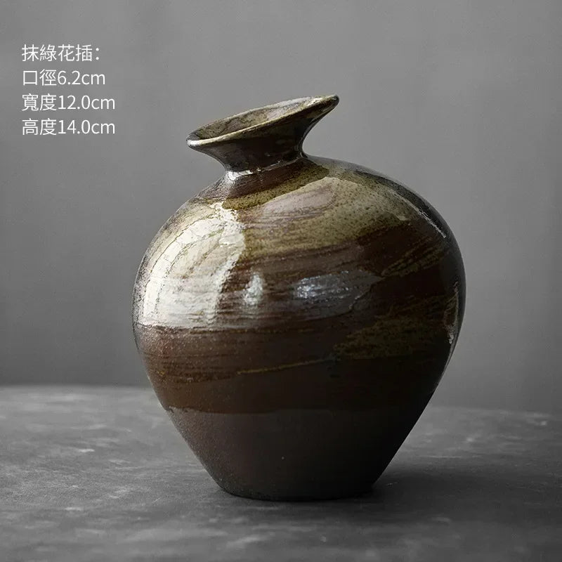 Vase - Decorative Terracotta Black, alternate view - House Of Avana