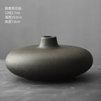 Vase - Decorative Terracotta Black, alternate view - House Of Avana