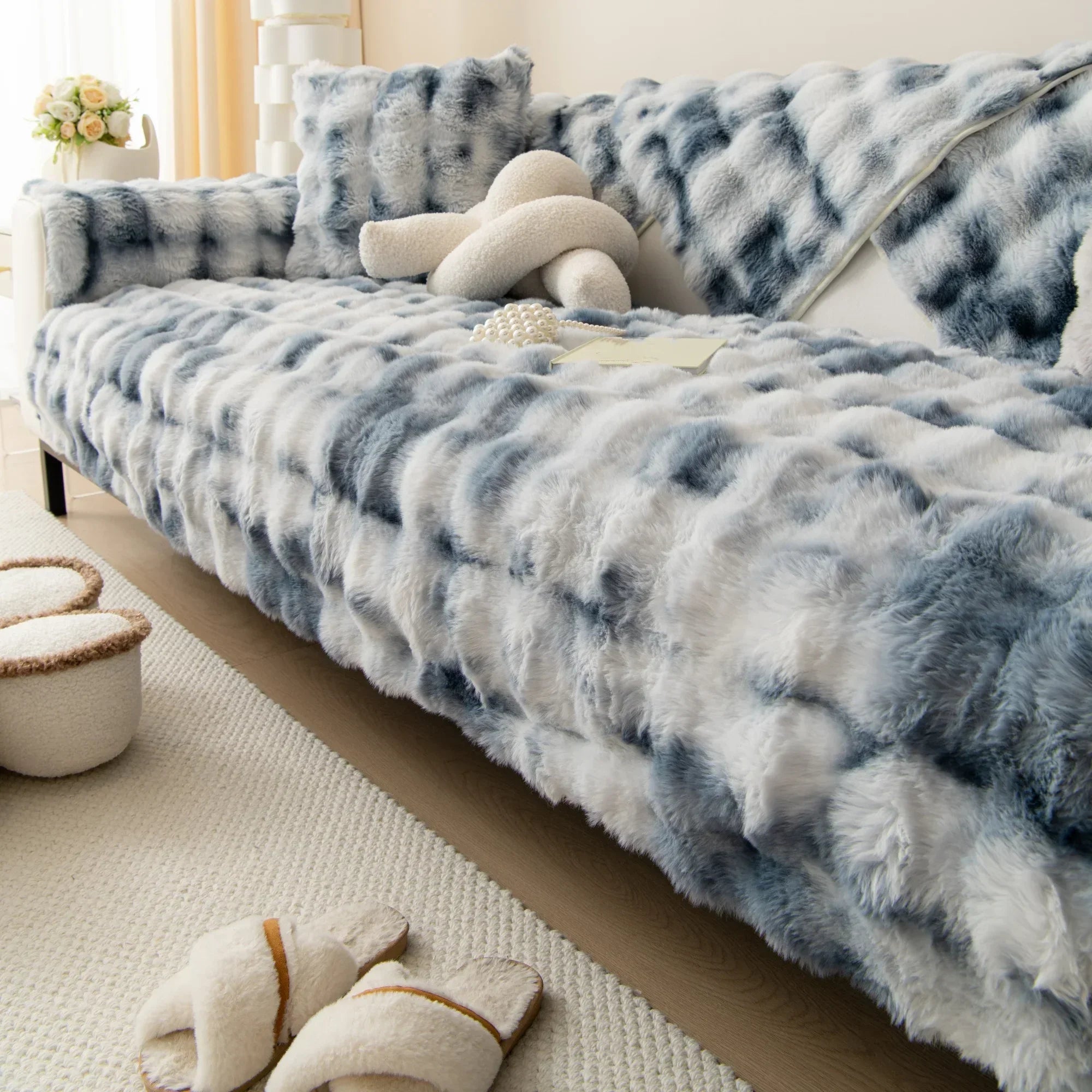 Velvet Couch Cover – Soft, Stylish, and Cat & Dog Proof Couch Throw Cover topspet
