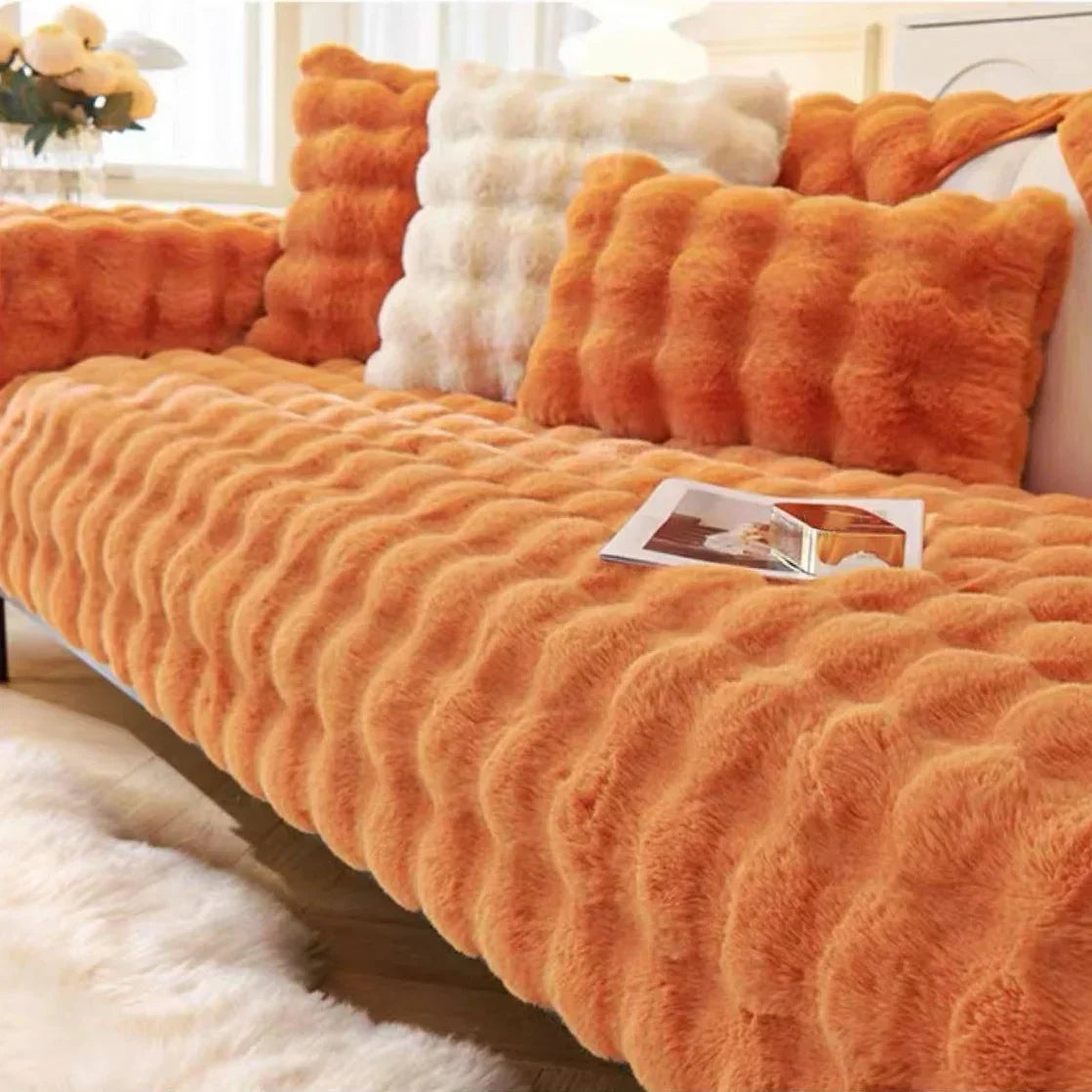 Velvet Couch Cover – Soft, Stylish, and Cat & Dog Proof Couch Throw Cover topspet