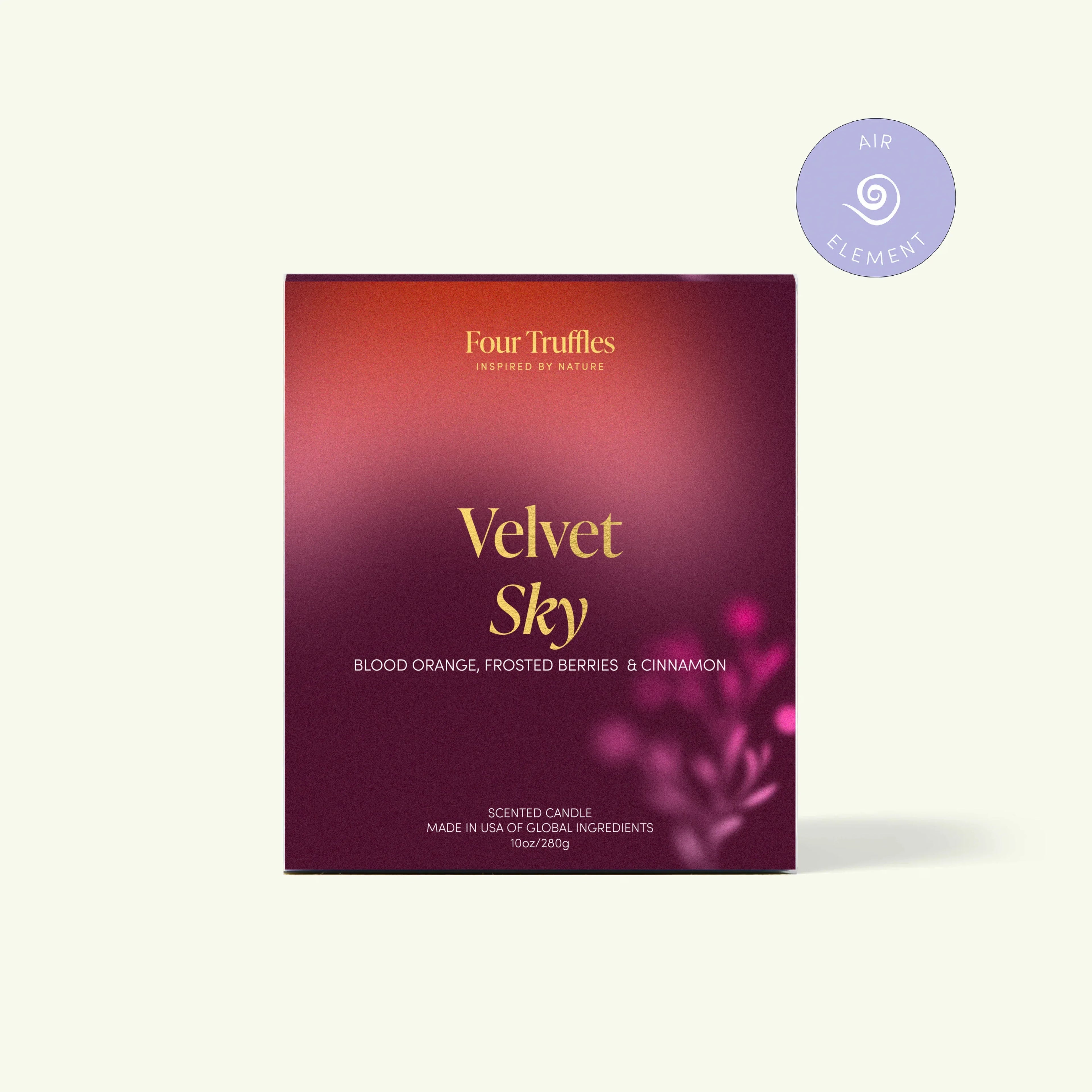 Velvet Sky Candle Four Truffles