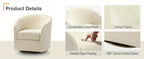 Velvet Swivel Accent Chair with Golden Metal Base, product packaging - House Of Avana [[SKU:HOA-ACC-404]]