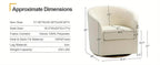 Velvet Swivel Accent Chair with Golden Metal Base, in-use display - House Of Avana [[SKU:HOA-ACC-404]]
