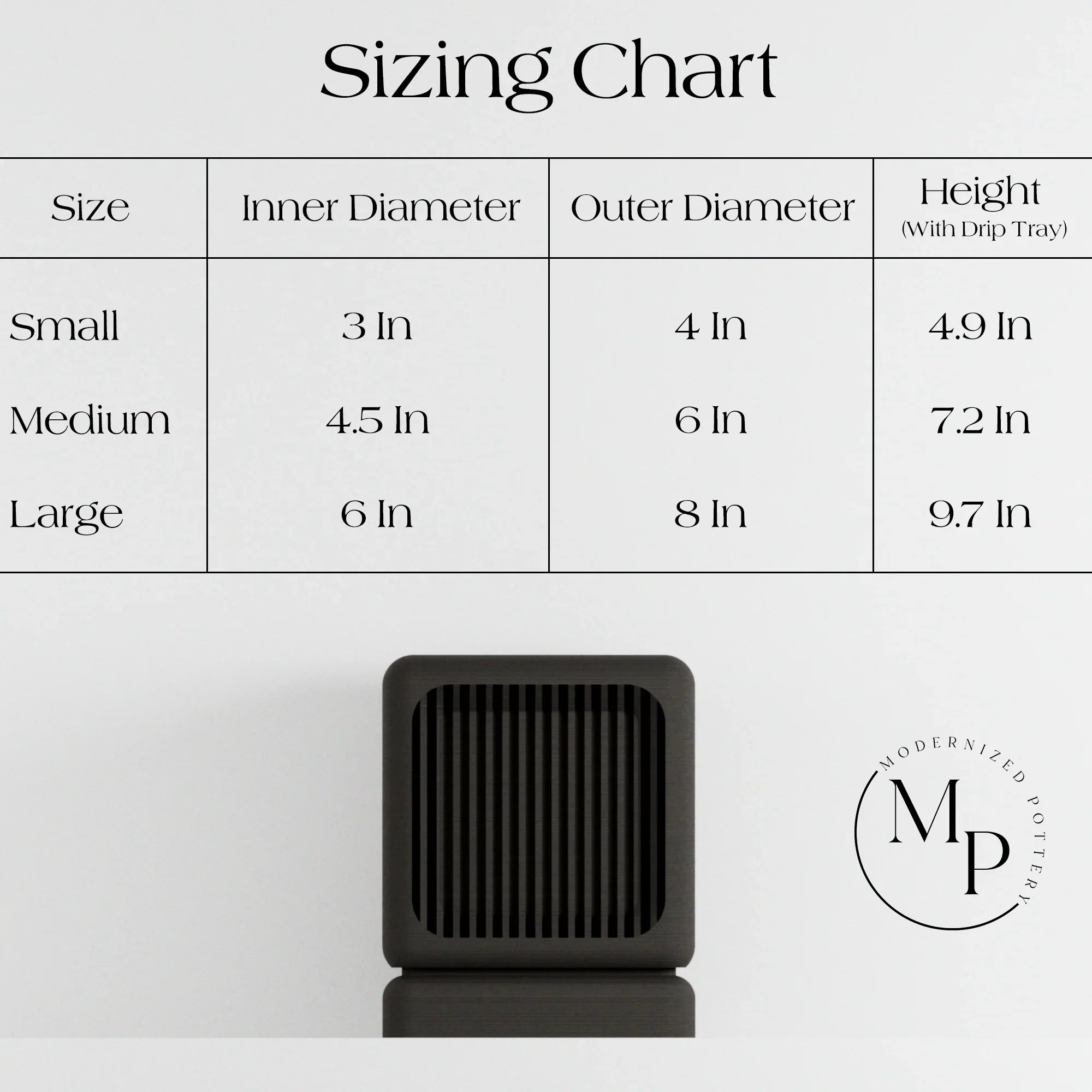 THE BOX Planter Modernized Pottery