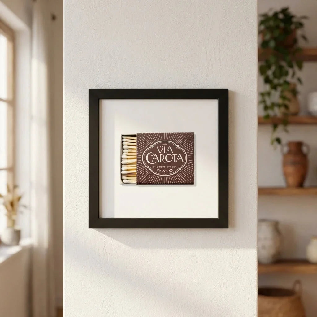 Via Carota Framed Print