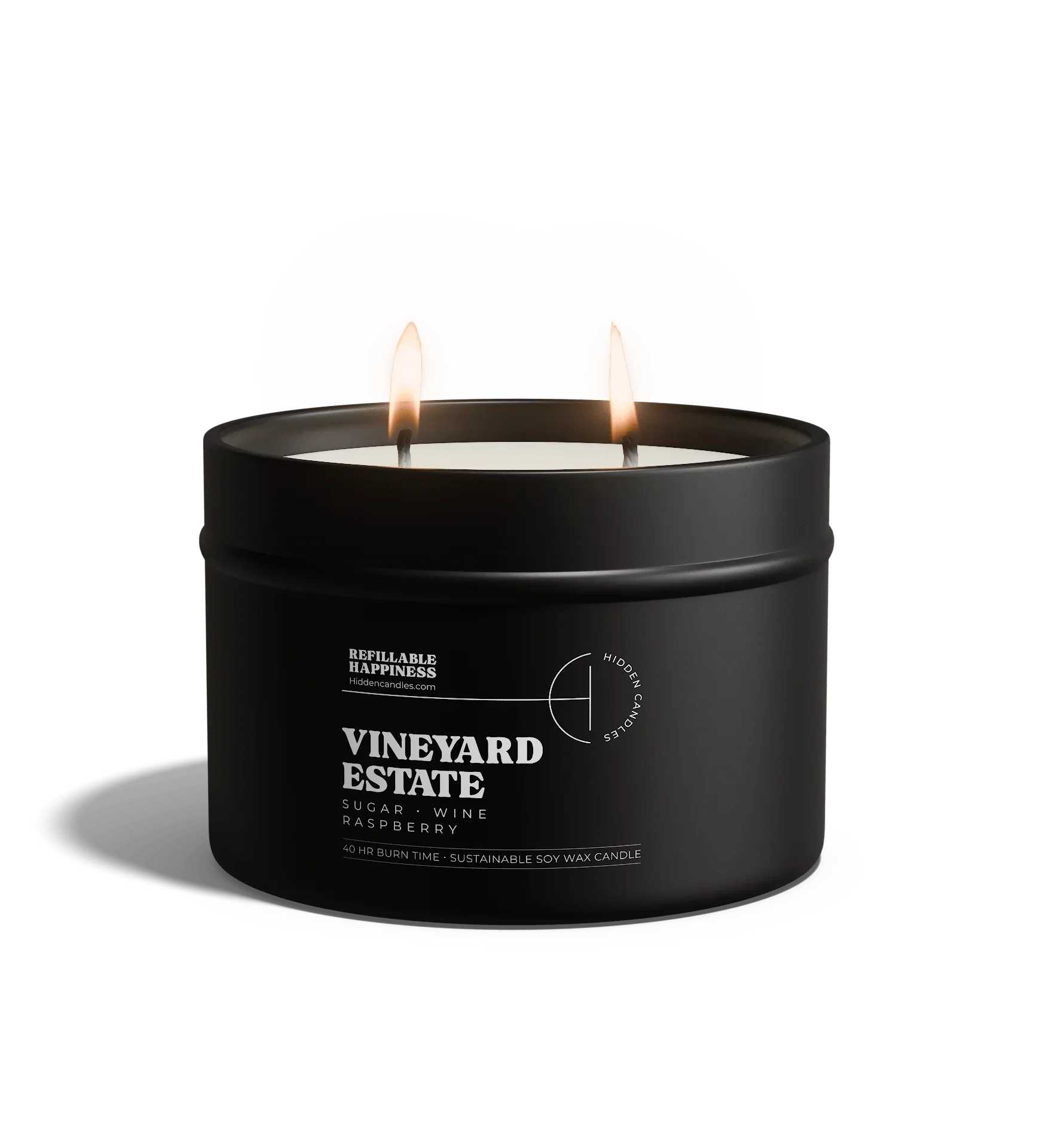 Vineyard Estate Candle 10.6 Oz – Red Wine, Raspberry & Vanilla Sugar, lifestyle image - House Of Avana