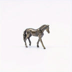 Horse Sculpture - Vintage Bronze Finish, top view - House Of Avana