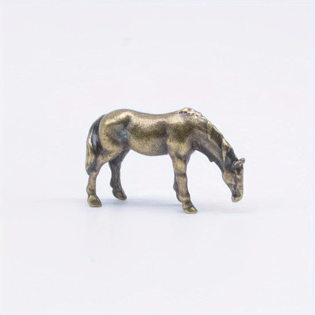 Horse Sculpture - Vintage Bronze Finish, angled view - House Of Avana