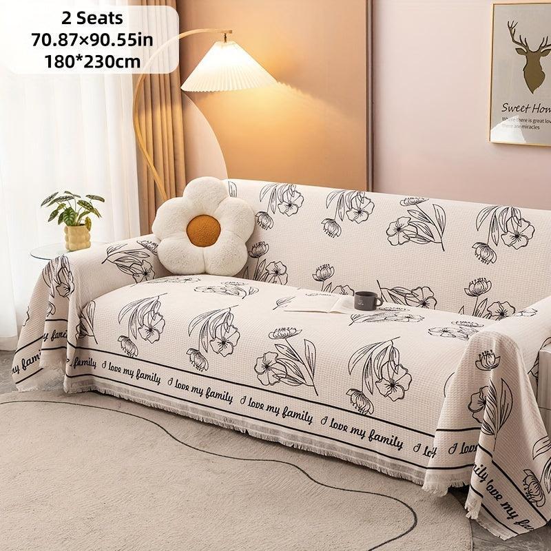 Vintage Slipcovers Couch | Plush Sofa Throw Cover for All Seasons topspet