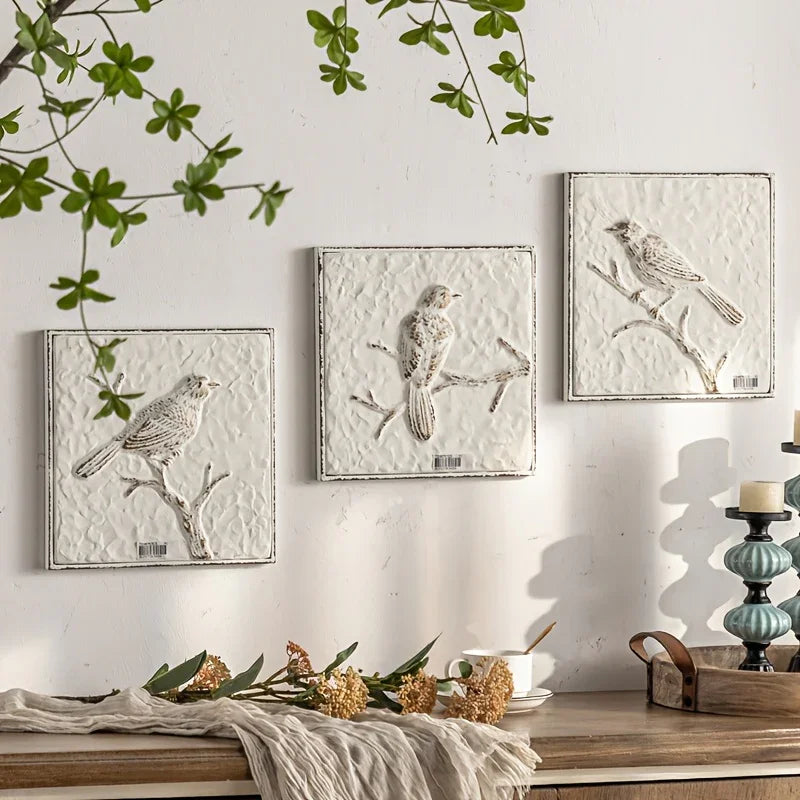 Vintage Wall Hanging Relief Wall Decoration for Living Room, Entrance, Restaurant, Simple Mural, Indoor Background Wall Decoration, Light Luxury Hanging Ornament House Of Avana