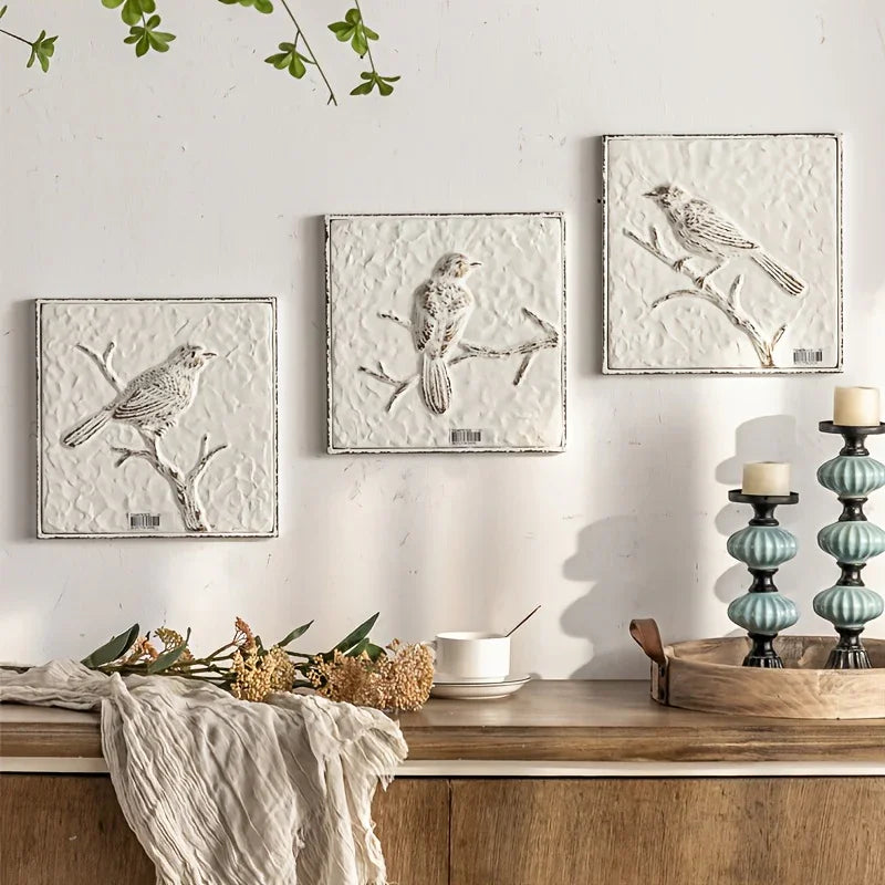 Vintage Wall Hanging Relief Wall Decoration for Living Room, Entrance, Restaurant, Simple Mural, Indoor Background Wall Decoration, Light Luxury Hanging Ornament House Of Avana