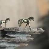 Vintage Brass Horse Figurine for Home Decor House Of Avana