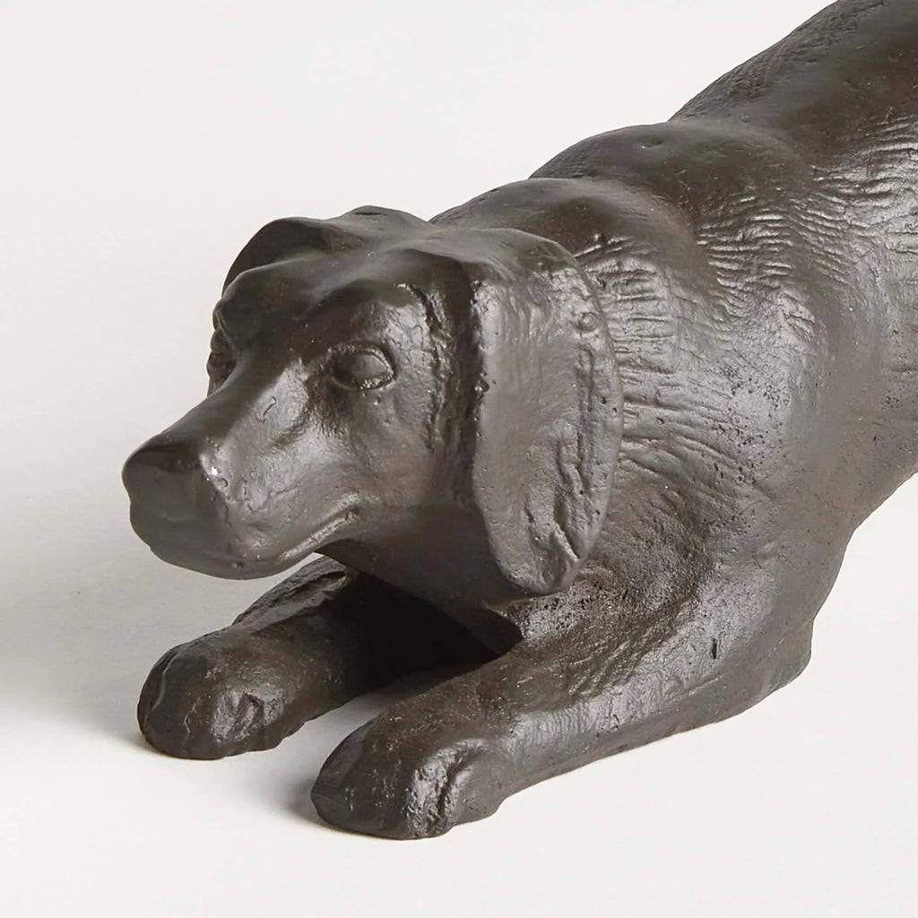 Vintage Metal Playful Dog Sculpture Vintage Shopper