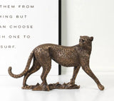 Vintage Cheetah Figurine for Home Decor Stand House Of Avana