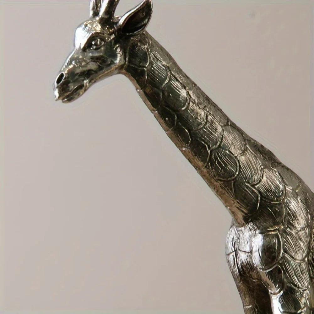 Vintage Style Giraffe Sculpture for Home Decor - House Of Avana