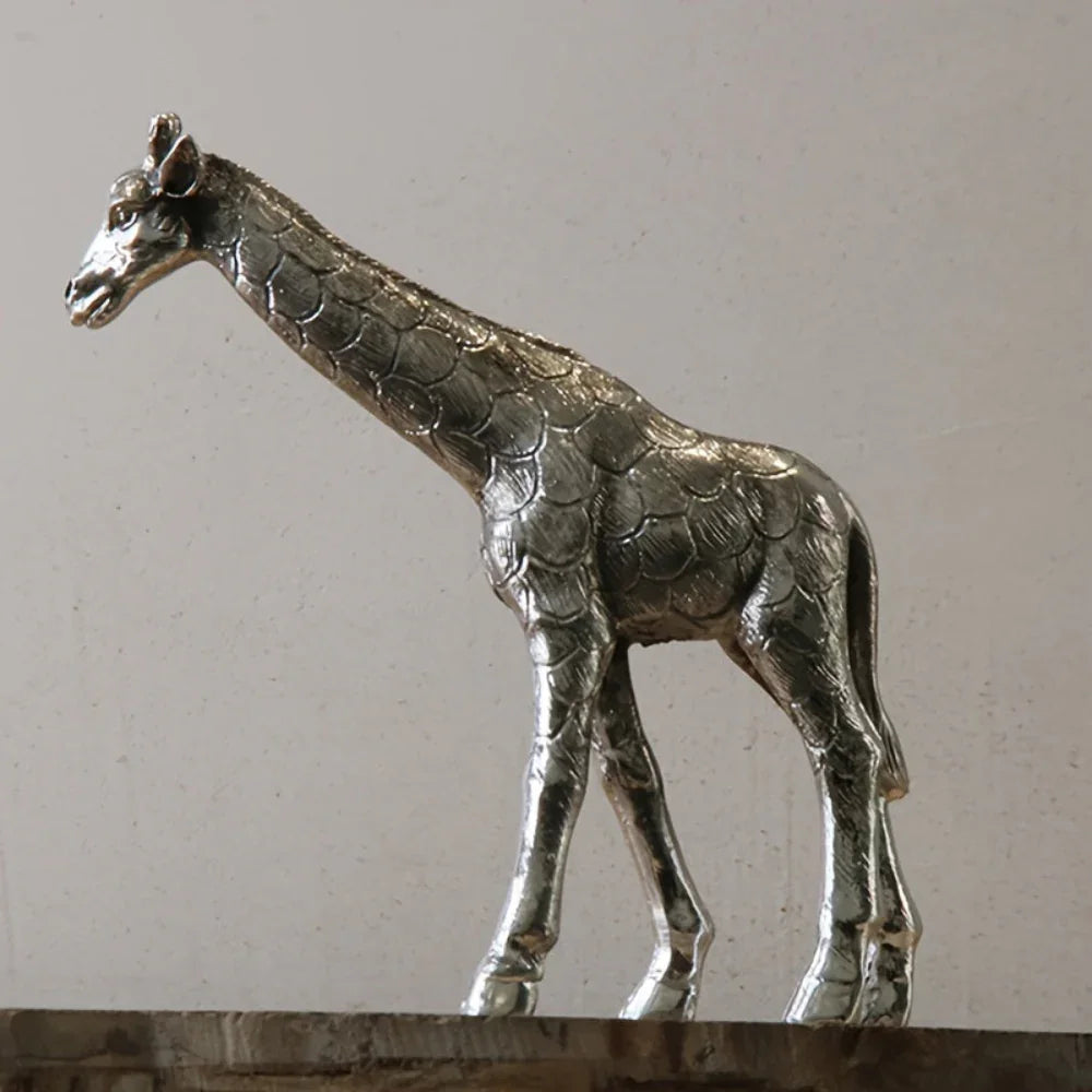 Vintage Style Giraffe Sculpture for Home Decor - House Of Avana