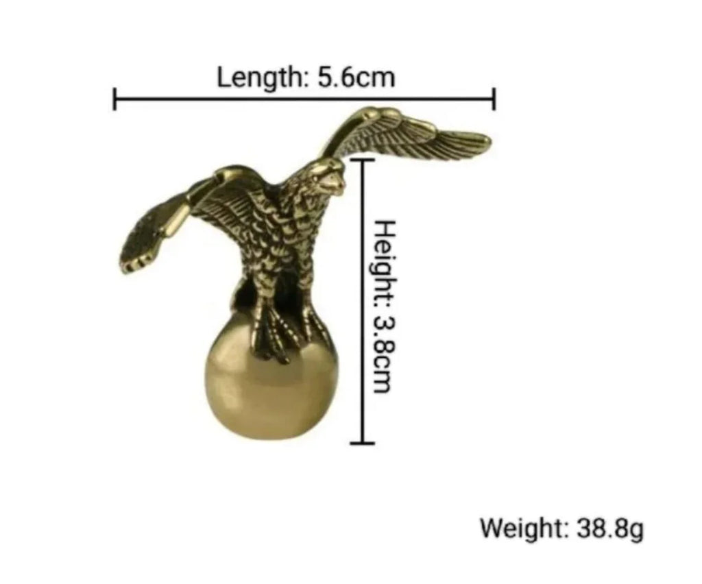 Antique Vintage Bronze Eagle Statue for Home Decor - House Of Avana
