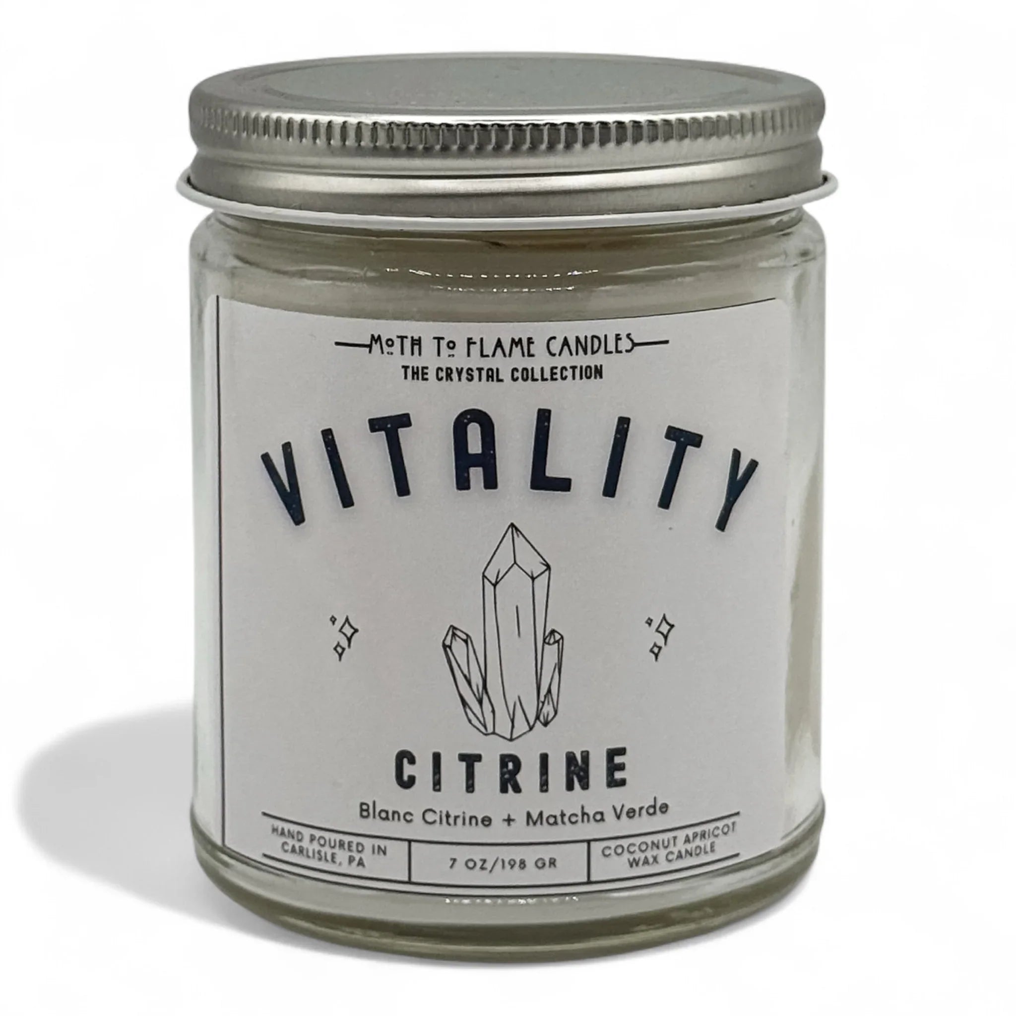 Vitality – Oz Candle, front view - House Of Avana