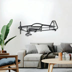 Votec Metal Aircraft Wall Art - Ncp0608, detail shot - House Of Avana