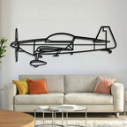 Votec Metal Aircraft Wall Art - Ncp0608, front view - House Of Avana