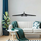Vulcan Front Metal Aircraft Wall Art - Ncp0609, detail shot - House Of Avana