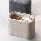 Wabi-Sabi Minimalist Japanese Bathroom Organizer - Elegant Dustproof Storage Box with Lid, Swab Case - Dust-Proof Lid, Compact Vanity Organizer for Bathroom, Living Room, Office - Ideal Christmas Gift for Women, Men, Friends House Of Avana