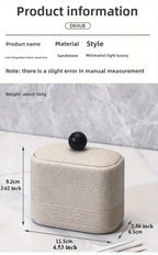 Wabi-Sabi Minimalist Japanese Bathroom Organizer - Elegant Dustproof Storage Box with Lid, Swab Case - Dust-Proof Lid, Compact Vanity Organizer for Bathroom, Living Room, Office - Ideal Christmas Gift for Women, Men, Friends House Of Avana