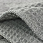 100% Merino Wool Waffle Weave Blanket Mélange Home