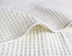 100% Merino Wool Waffle Weave Blanket Mélange Home